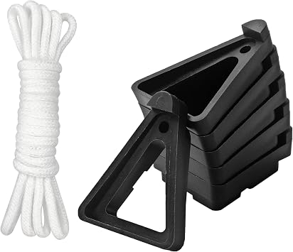 ORIMERC 24 Pack Adjustable Plant Pot Toes with Watering Wick, Plant Pot Riser Support Planter Off Deck Floor to Prevent Stains, Plant Pot Lifters for Outdoor Indoor planters, Small Size