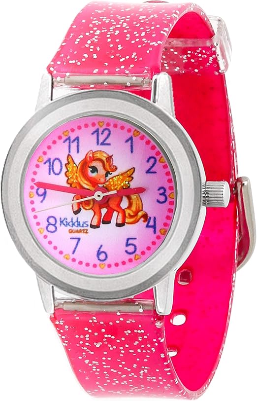 Amazon Kiddus キッダス キッズ 腕時計 アナログ クオーツ 防水 海外で大ヒット おしゃれ ガールズ用 ウィングポニー 腕時計 ファッション 通販