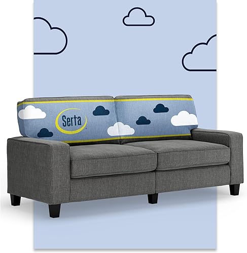 Miniatura 37 de Serta Palisades Sofás Tapizados para Sala, Sofá de Diseño Moderno, Tela, Bronceado Beige Bronceado,Beige,Marrón,Alforfón Beige,Marrón (Chestnut