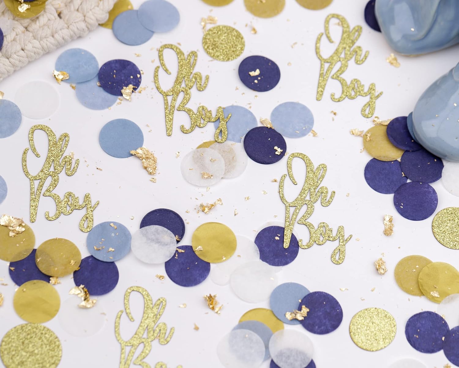 Oh Boy Baby Shower Decorations for Boy, Baby Boy Shower or Gender Reveal Party Supplies : Handmade Products