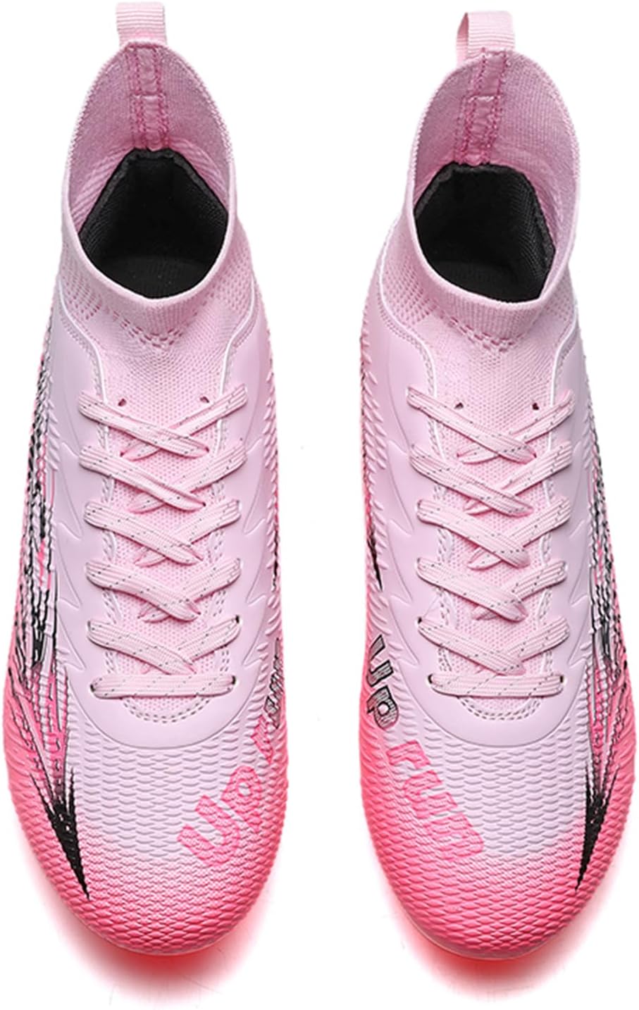 Football Cleats for Men Women High Top Soccer Shoes FG Long Spikes Football Shoes Adult Lightweight Outdoor Professional Athletic Training - Image 5