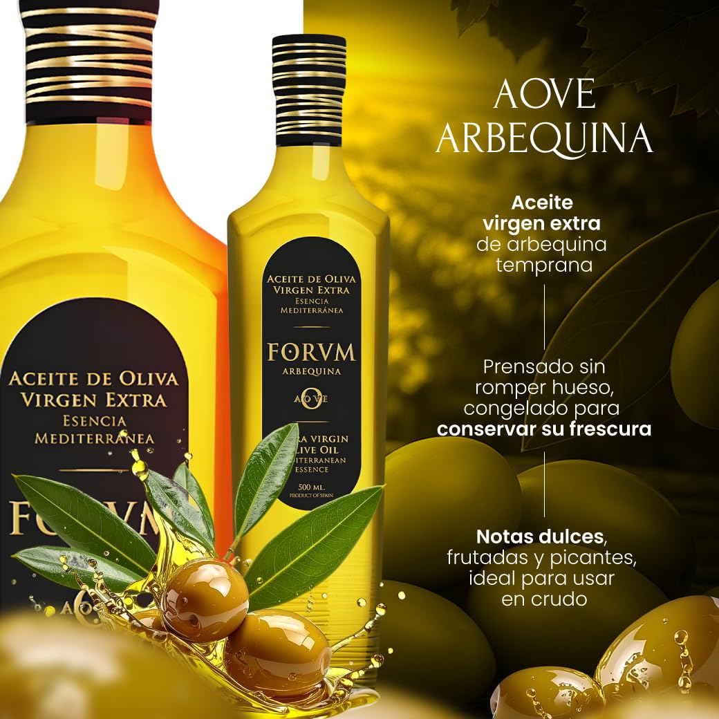 FORVM Pack 3 Vinagre Balsámico + Aceite de Oliva Virgen Extra - Vinagre de Vino Tinto, Vinagre de Vino Blanco, Aceite Oliva Virgen Extra Premium - Pack Completo para tu Cocina - 500ml de Cada Producto
