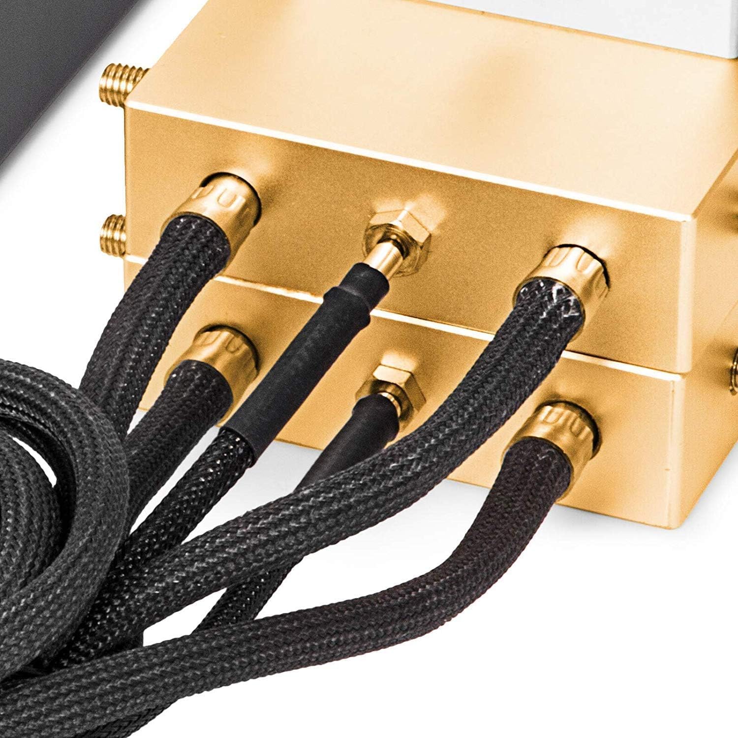 Golden 4" x 7" Aluminum Heat Press Plates Kit - DIY Industrial Hydraulic Heat Extractor with Double-Side Heating and Movable Control Box