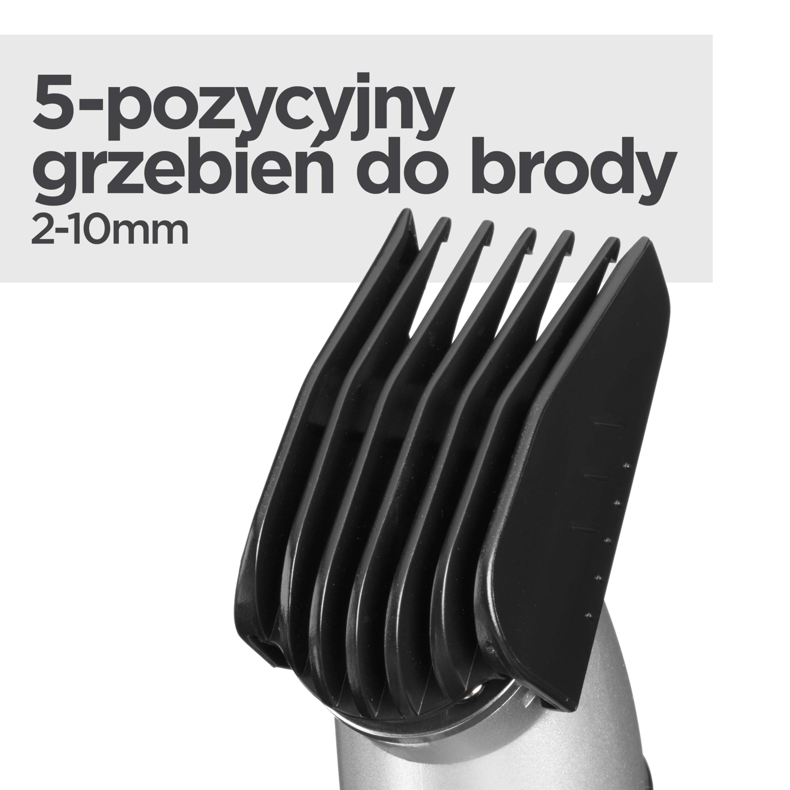 BaByliss Lithium Power 11 w 1 Multi-Trimmer - bezprzewodowy zestaw do pielęgnacji, w tym trymer do brody i trymer do nosa, wodoodporny, prezent dla mężczyzn, czarny/szary, MT812E