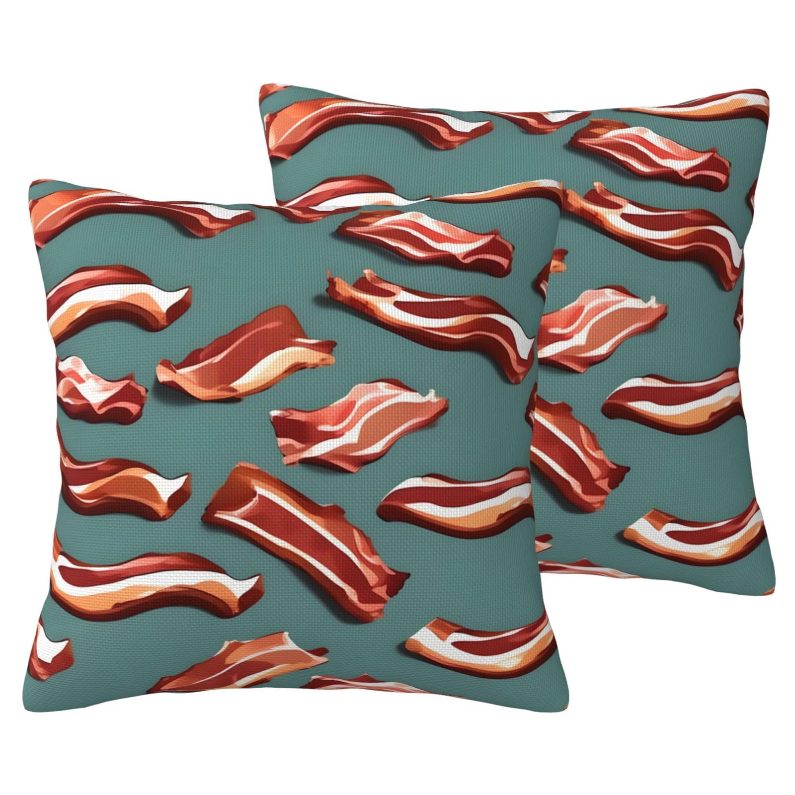 Housses de coussin bacon strié EdWal pour relooker un canapé de salon moderne
