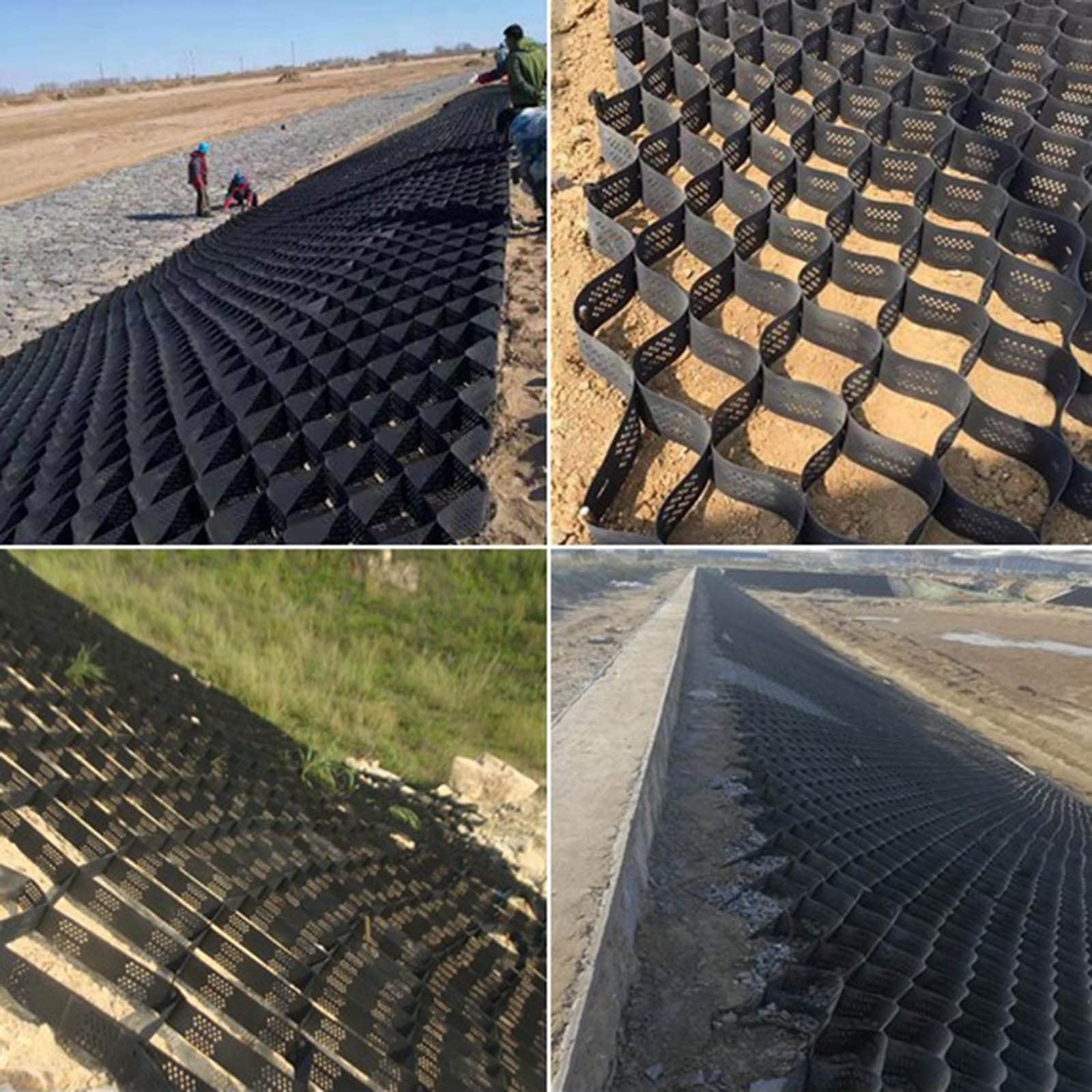 kratka żwirowa i trawnikowa, Siatka żwirowa, geokrata, stabilizator, siatka gruntowa, HDPE, obciążenie 1800 funtów, wiele rozmiarów(5x6m/16.4x19.6ft)