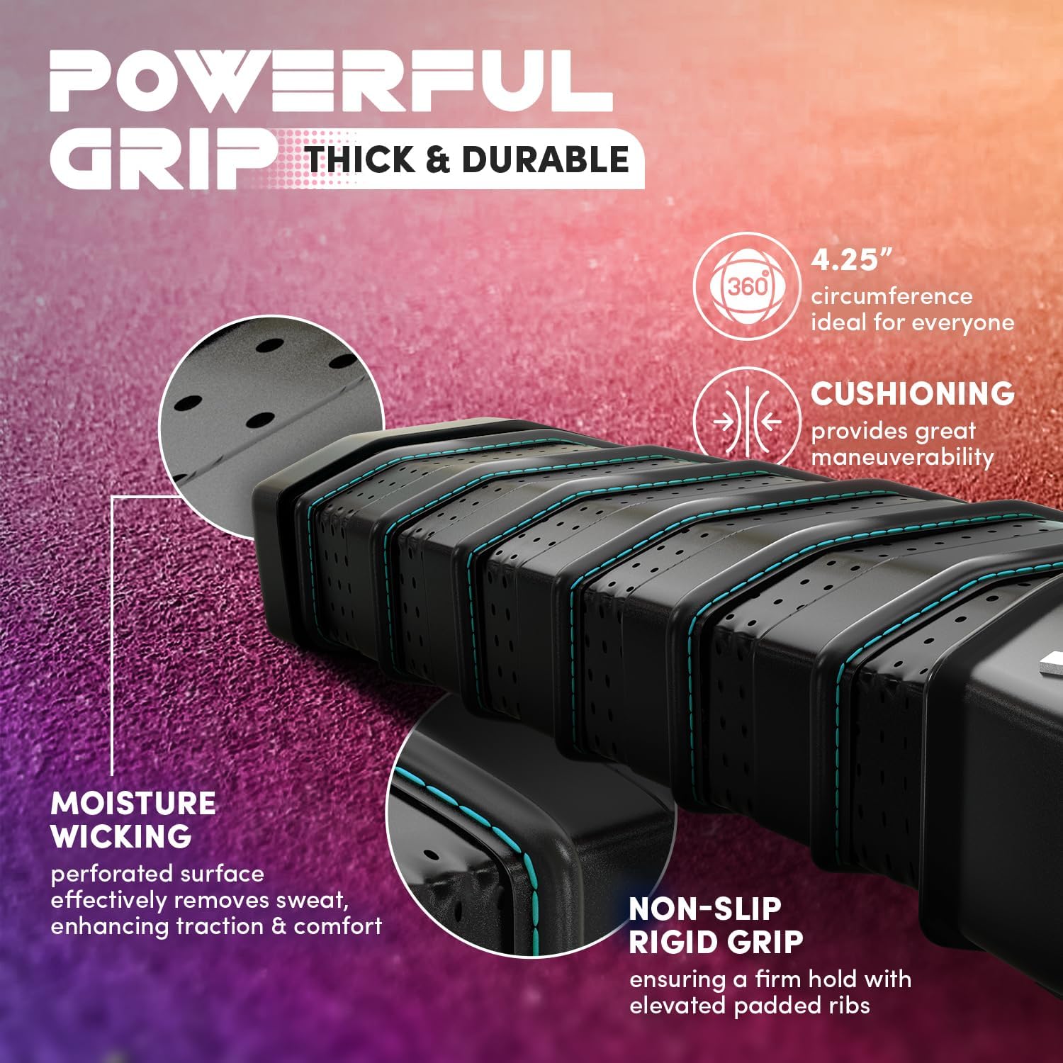 USAPA Approved Pickleball Paddle Set | Fiberglass Surface, with Balls, Grip Tapes & Carry Bag | Quiet, Lightweight Rackets for Men, Women & Beginners