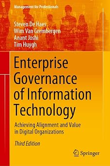 Enterprise Governance of Information Technology Management for Professionals