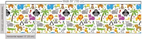 Vista 171 de Ambesonne - Tela multicolor impresa digital por The Yard