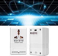 Vista 6 de Walfront Convertidor de corriente de 50 W, convertidor de voltaje de 2 canales AC110V/120V a 220V/240V, adaptador de viaje elevador y descendente