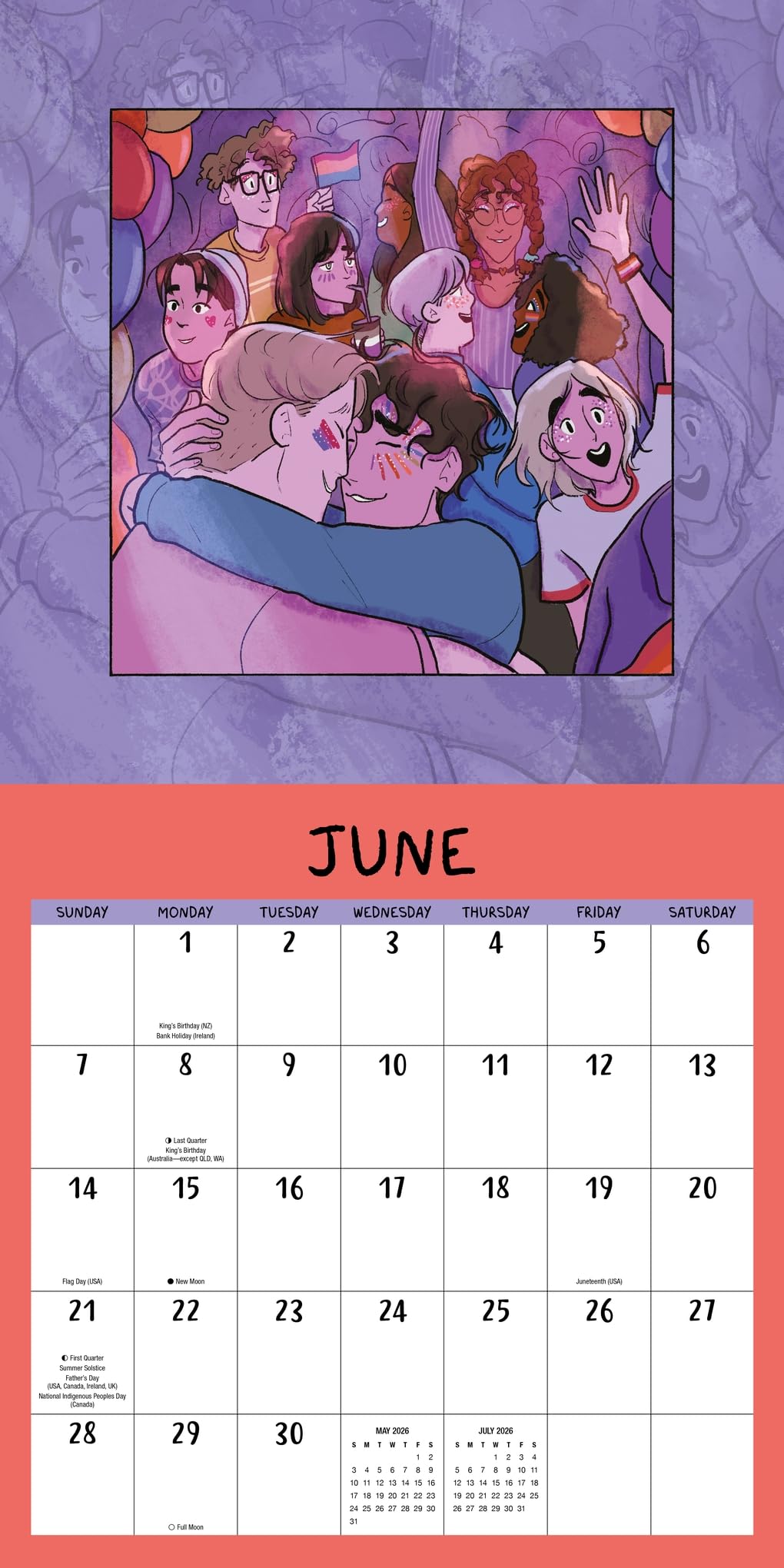 The Heartstopper 2026 Calendar : With art by Alice Oseman, and bonus poster!
