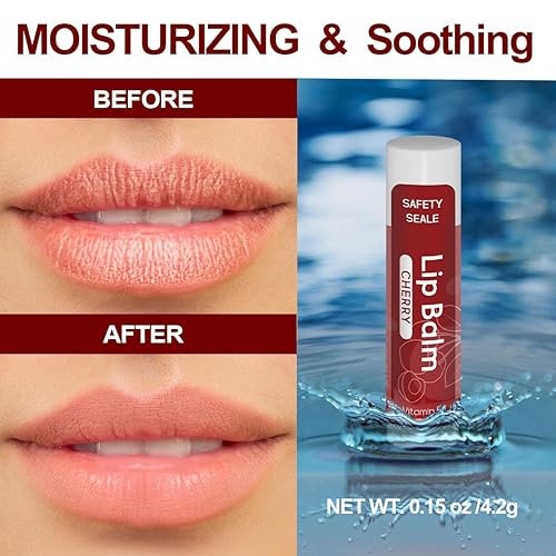 Miniatura 3 de Yopela Paquete de 84 bálsamos labiales naturales a granel con vitamina E y aceite de coco, hidratante, calmante y reparador de labios secos y