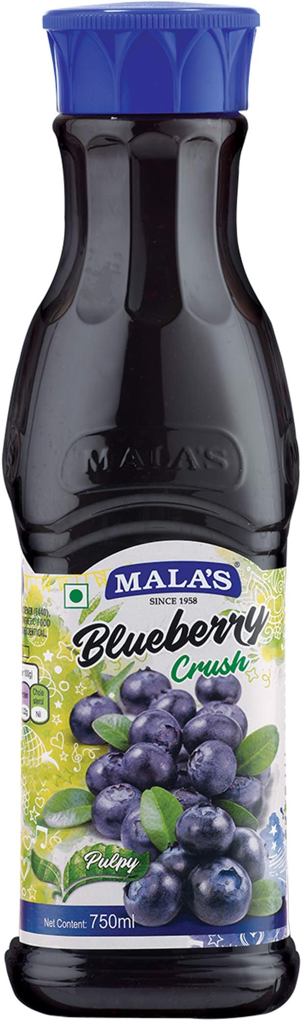 Bakers King Mala's Blueberry Crush, 750 Ml