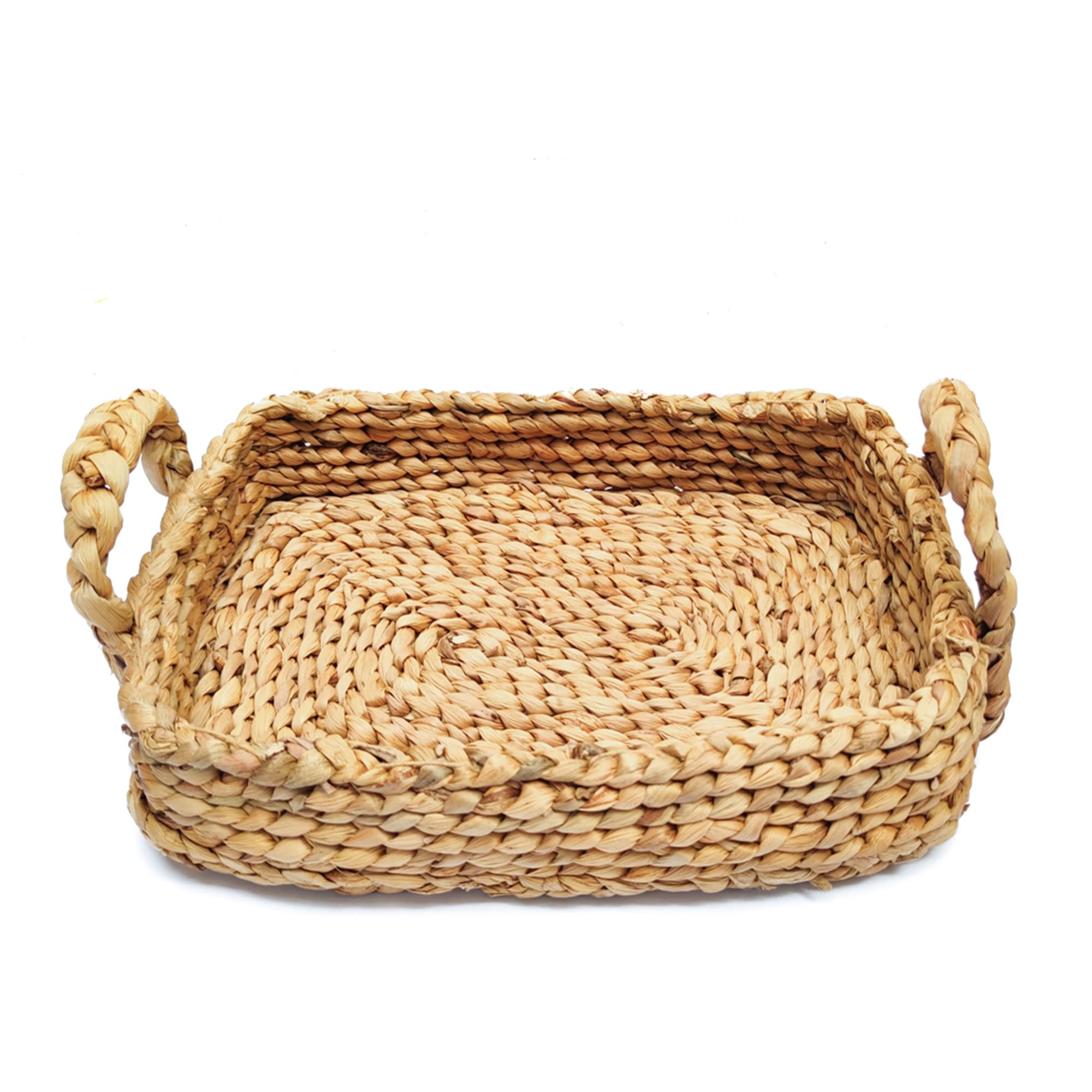 Buy Water Hyacinth Tray, Tray Wicker, Grass Weaving Tray, Trays Baskets