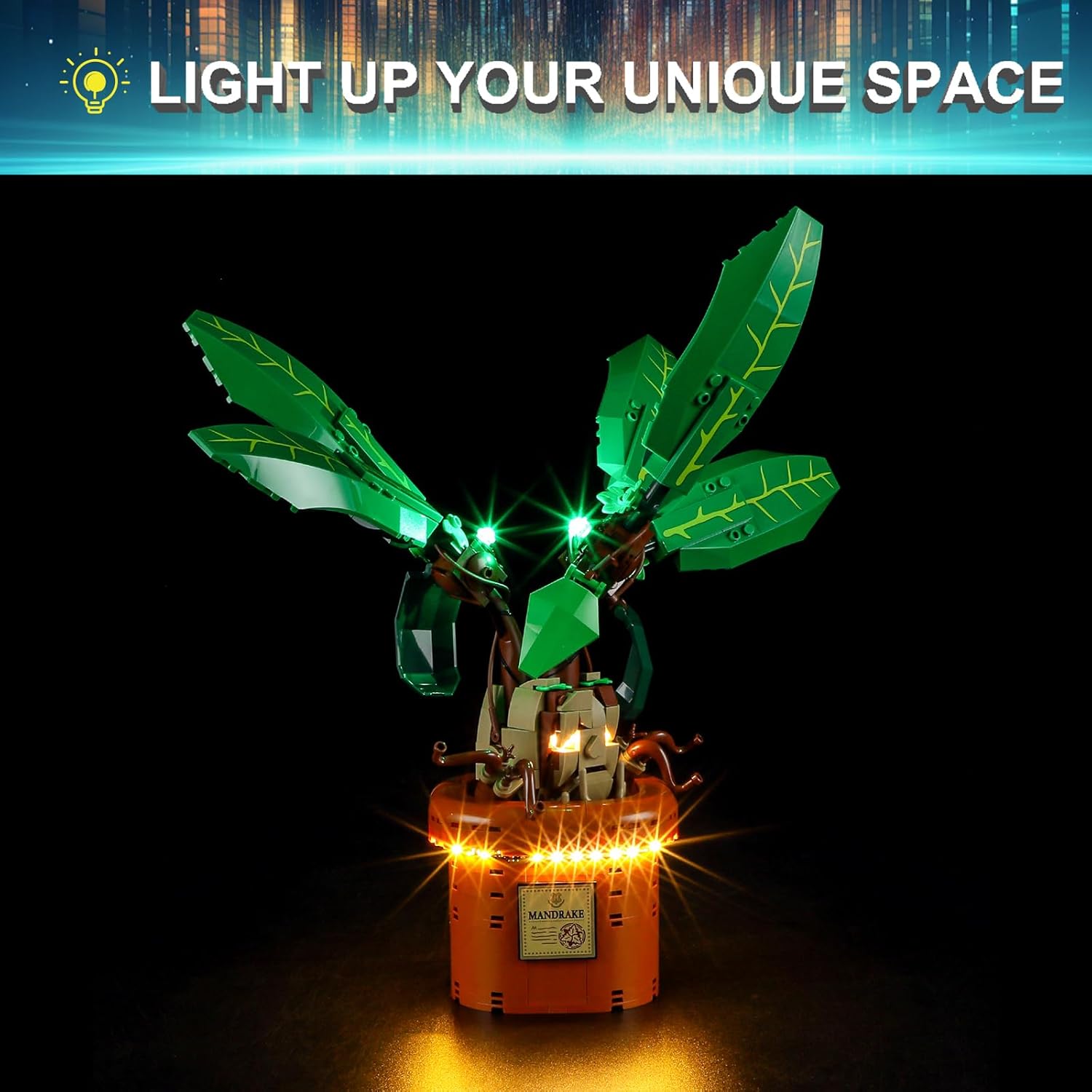 LED Light Kit for Lego 76433 Mandrake Set, Compatible with Lego 76433 Building Blocks Model(Not Include Blocks Set)