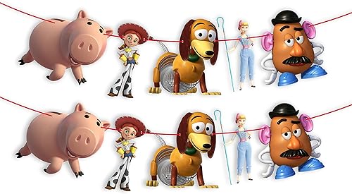 Seyal Decoración de guirnalda de hilo de juguete