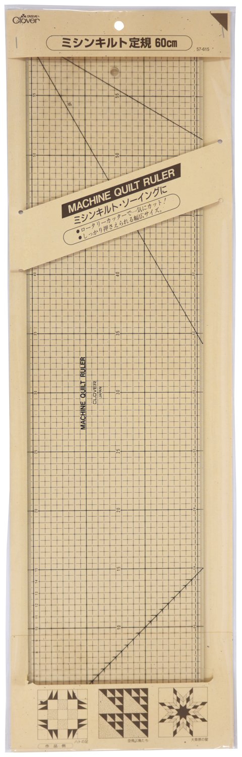 CLOVER Sewing Machine Quilt Ruler 60cm (Japan Import)