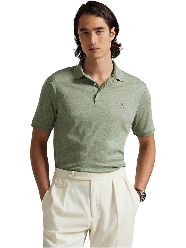 Green Polo Ralph Lauren Classic Fit Soft Cotton Polo Shirt