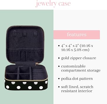 kate spade new york Travel Jewelry Case, Polka Dot