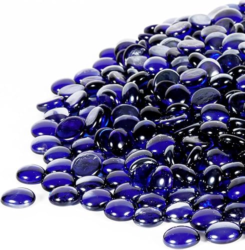 Miniatura 1 de APROMISE Vidrio de fuego para hoguera  Cuentas de vidrio para hoguera de 34 pulgadas  Vidrio de fuego de alto brillo para fogata de propanogas y