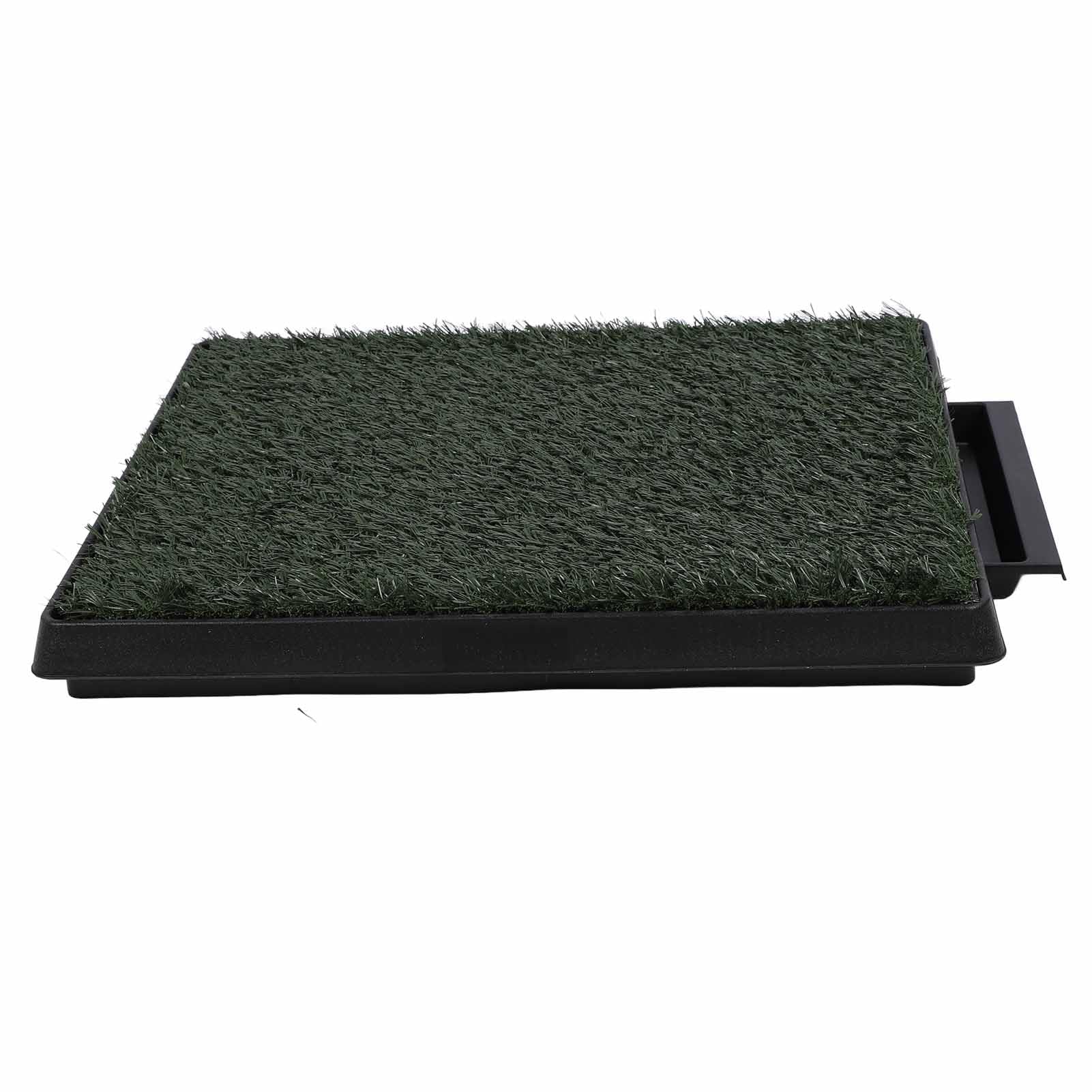 KIMISS Bandeja para Orinal para Perros de Césped Artificial, Almohadilla Grande Reutilizable para Orinar para Interiores