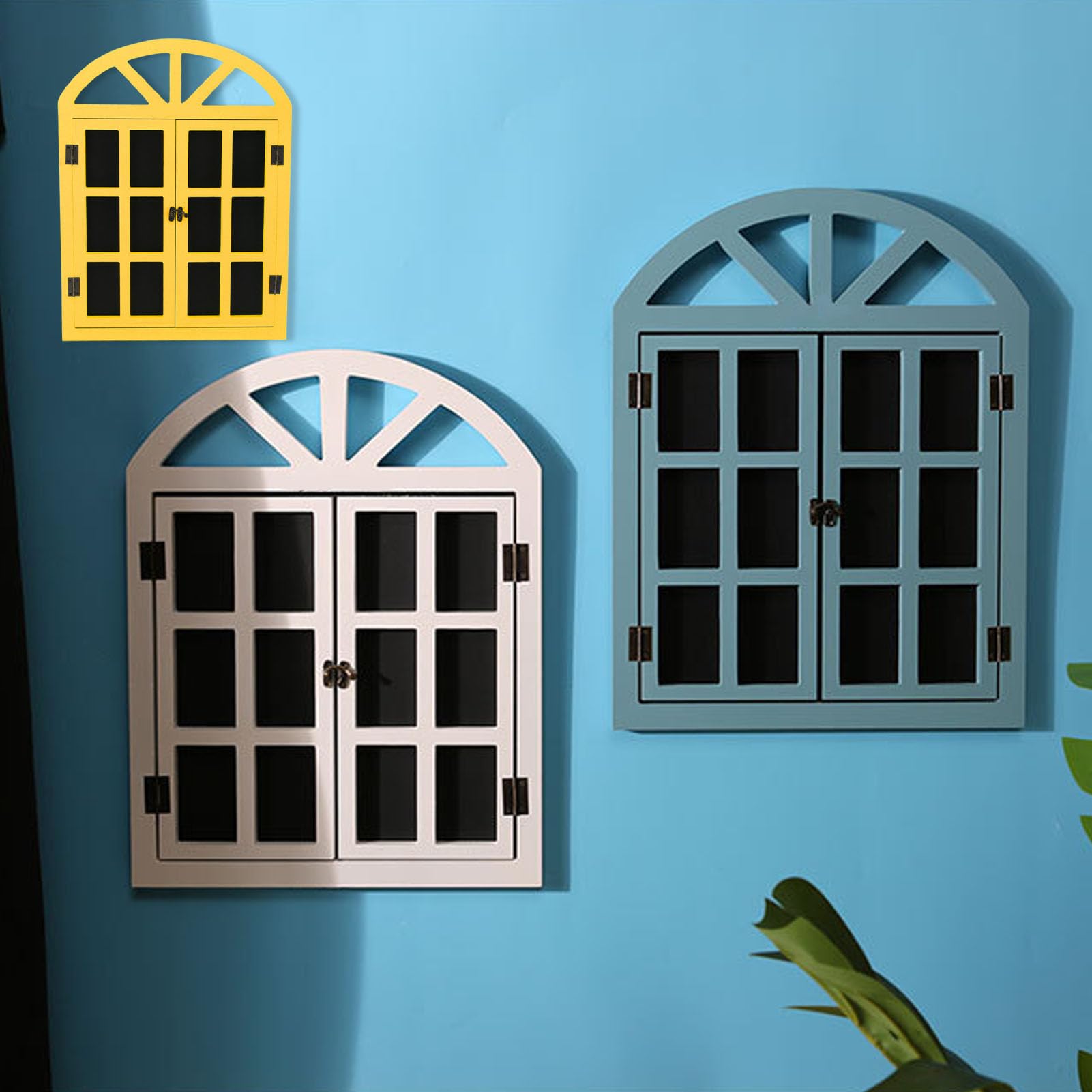 Letrero, tablero de mensajes, tablero de letras, ventana falsa, pizarra de tiza, cartel, pizarra negra, cartel, decoración versátil, fácil de colgar, tablero de mensajes para (azul)