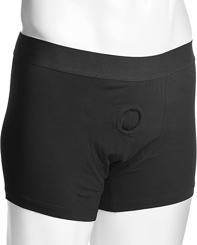 STRAP U Armor Boxer Arnés con junta tórica fabricado con mezcla de algodón transpirable para hombres y mujeres. Elástico de apoyo que se adapta a la