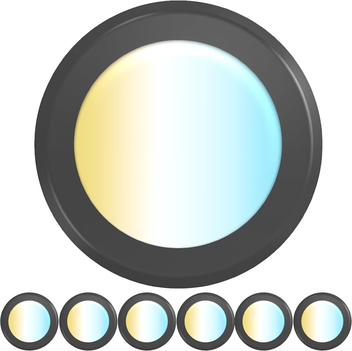 Sunco 48 Pack LED Disc Lights Ceiling 6 Inch, Flush Mount Disk Light, Recessed Can Lighting, 1050 LM, 15W (75W Equivalent), 4000K Cool White, Dimmable, Damp Rated ETL.