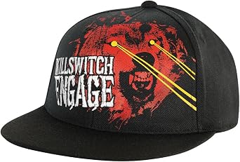 Killswitch Engage Mens Wolf Baseball Cap Black