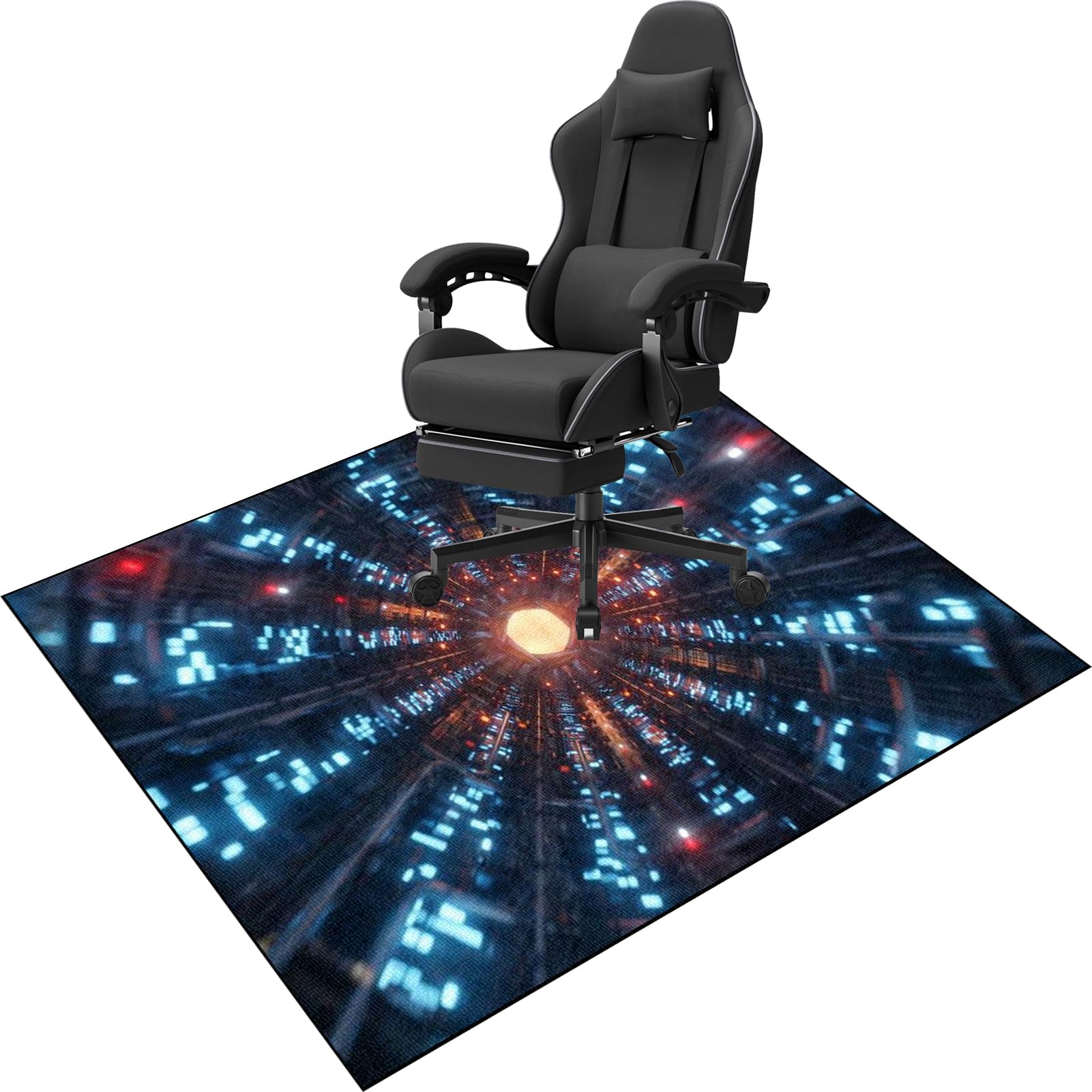 CCTSA 90 x 120 cm Heavy Duty Office Chair Mats | for Carpeted and Hardwood Floor | Floor Mat for Office Chair Anti-skidding | Carpet Protector Chair Mat for Home and Office | Low Pile Desk Chair Mat