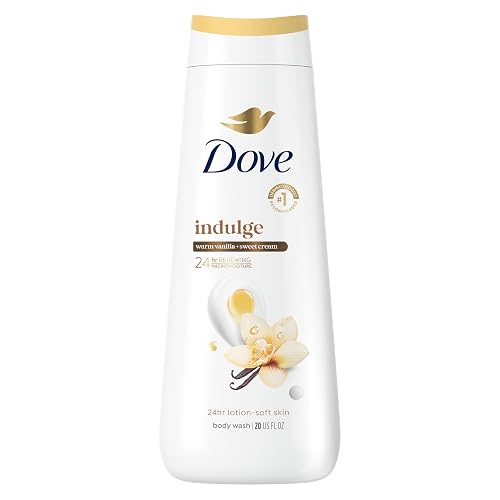 Dove 24hr Lotion Body Wash Indulge Warm Vanilla & Sweet Cream 20 oz