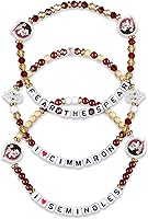Vista 39 de FOCO NCAA unisex-adulto Paquete de 3 Pulseras de la Amistad con Cuentas con Logotipo de Equipo Universitario de la NCAA Oficialmente Licenciadas