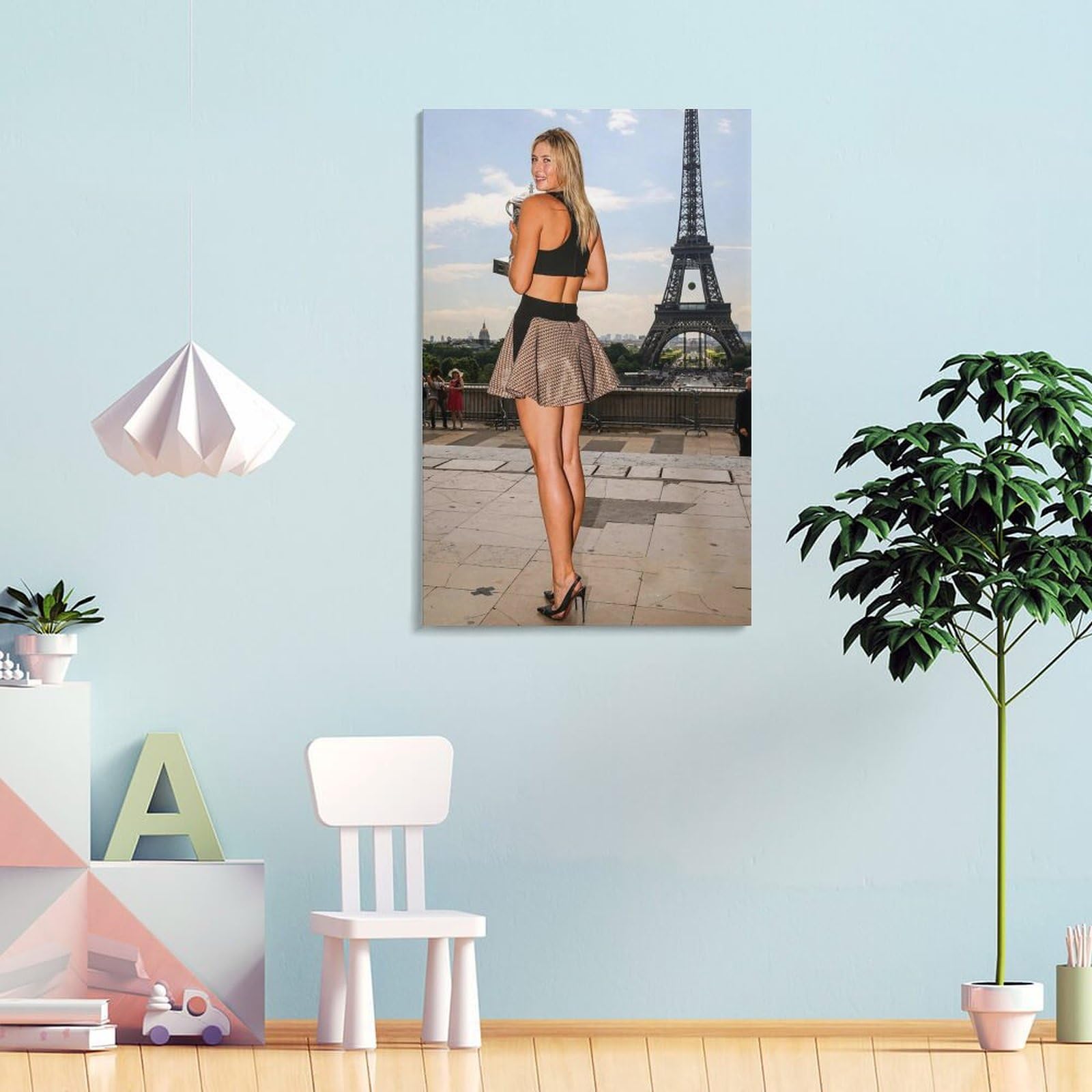 Amazon.co.jp: テニス選手マリア・シャラポワ キャンバスアート