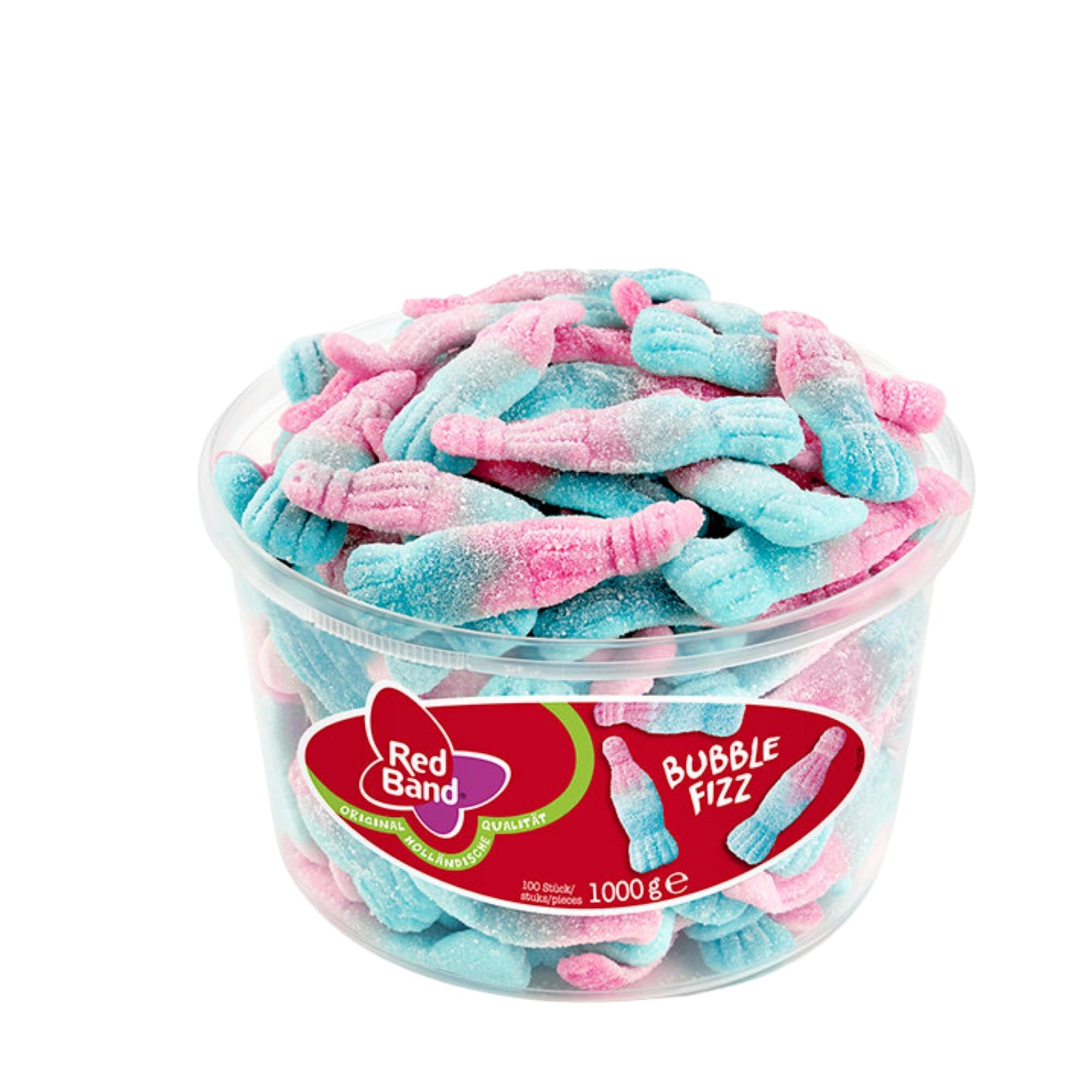 Red Band 2er 3er 4er Süßigkeiten Diverse Sets Mischpaket Grosspackung Büro Box & HLKauf-Block (1x Bubble Fizz & 1x HLKauf-Block)