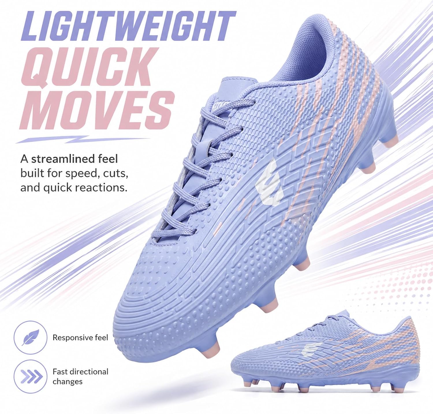 Men's and Women's Soccer Cleats Rugby Boots Outdoor Football Shoes
