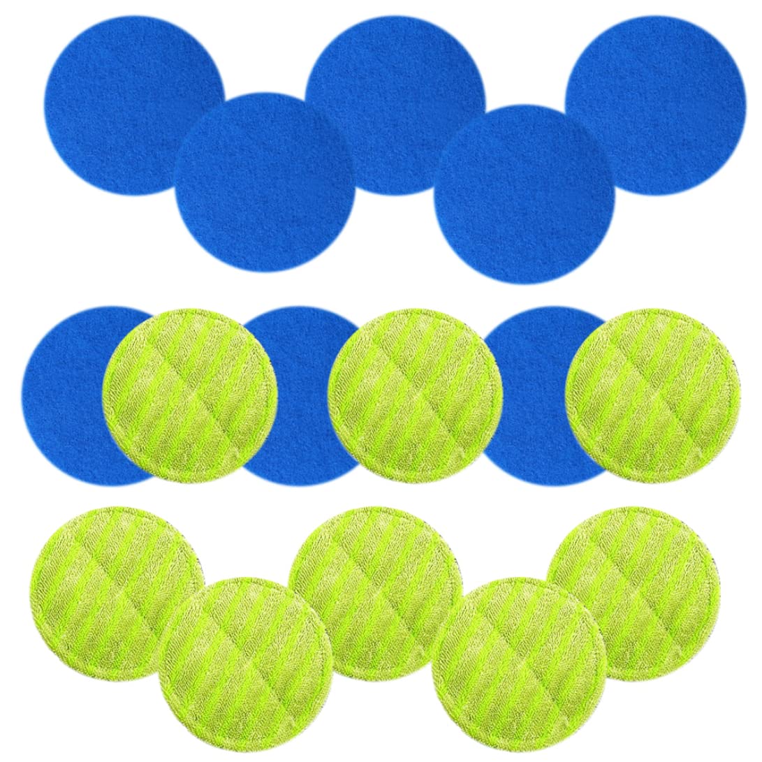 Tampon de Nettoyage pour la vadrouille électrique Pad DE Remplacement Rond POSIRER POSIRMER Rag de Nettoyage pour Outil Propre 16pcs, Pad électrique