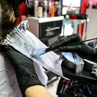 Set de 9 piese Yibaijia pentru vopsit părul, cu perii, bol pentru vopsea și protecții pentru urechi, pentru uz casnic 5
