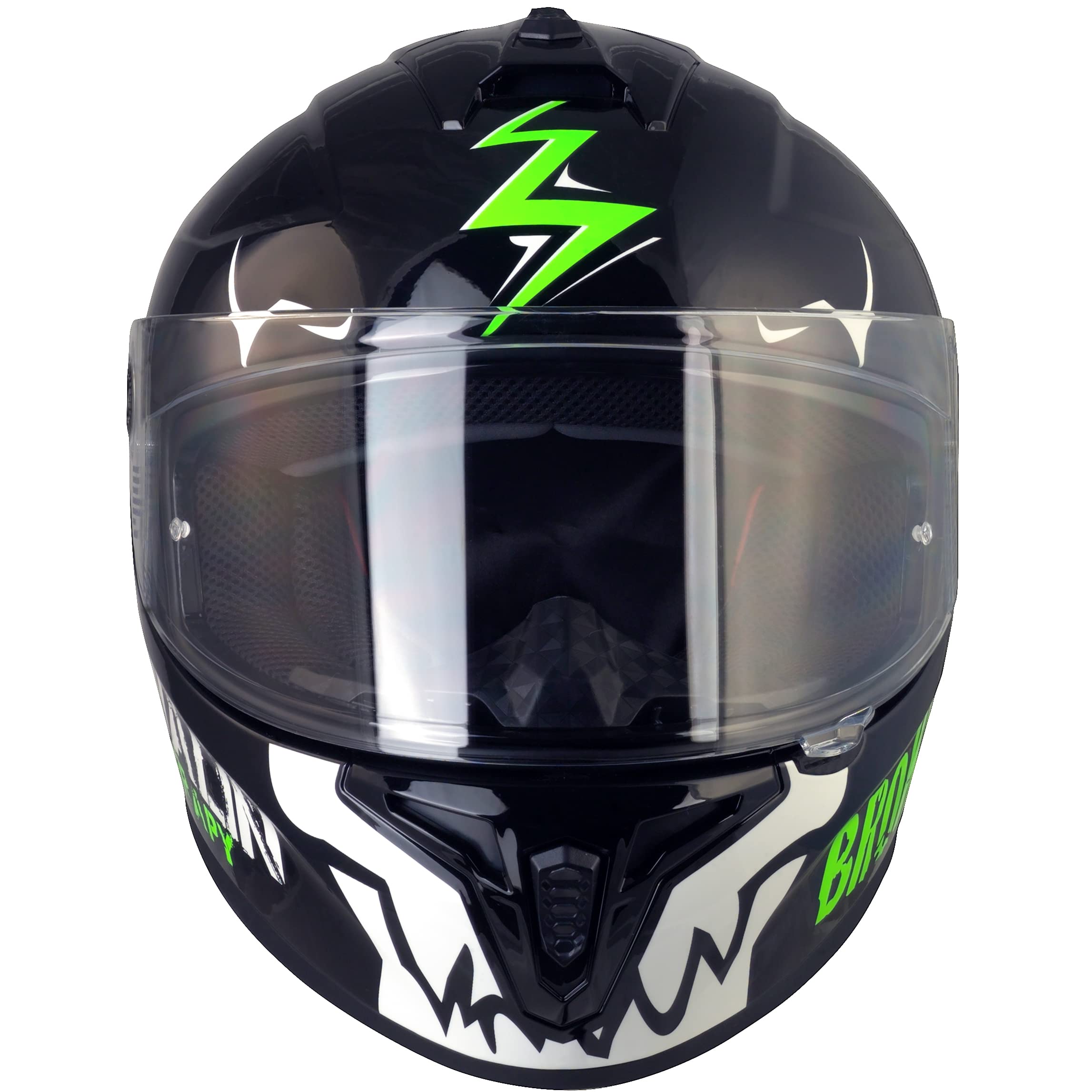 Broken Head Motorradhelm Adrenalin Integralhelm Therapy 4X | Leichter, Sportlicher Helm Für Einsteiger & Alltag, Racing-Design