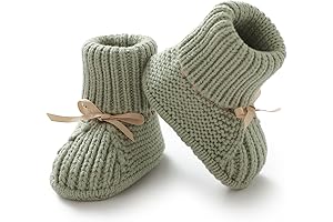 Cozy Crochet Newborn Baby Booties for Infant Sock Shoes