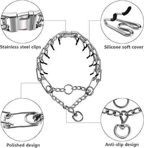 Miniatura 3 de Collar de perro ajustable con tapa cómoda para collares de perros pequeños, medianos y grandes