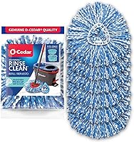 Vista 12 de O-Cedar EasyWring RinseClean - Recambio de microfibra para trapeador giratorio, 1 paquete, color azul