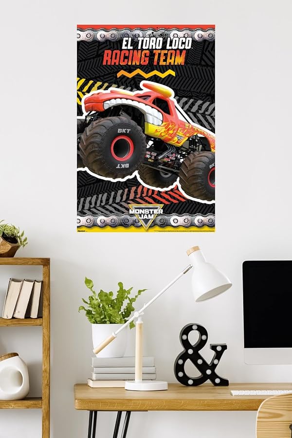 Trends International Monster Jam - El Toro Loco Wall Poster, 34L x 22.4W, Premium Unframed Version by Trends International - Used condition - Image 2