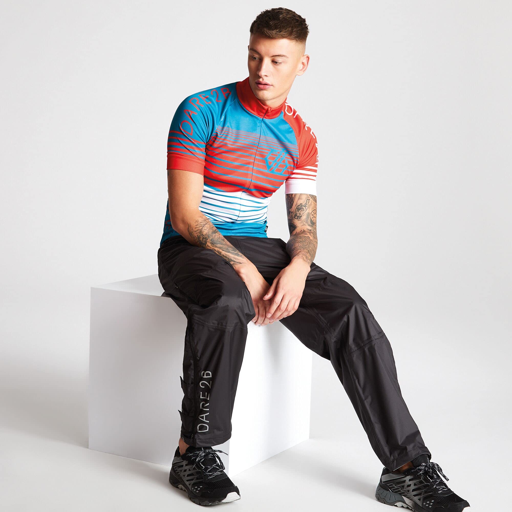 Dare 2b Trait Waterproof and Breathable Elasticated Cycling - Pantalones Hombre