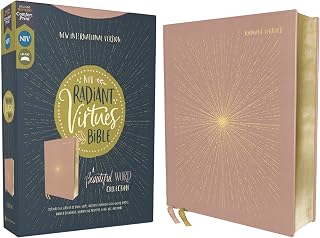 NIV, Radiant Virtues Bible: A Beautiful Word Collection, Cloth over Board, Pink, Red Letter, Comfort Print: Explore the virtues of faith, hope, and love