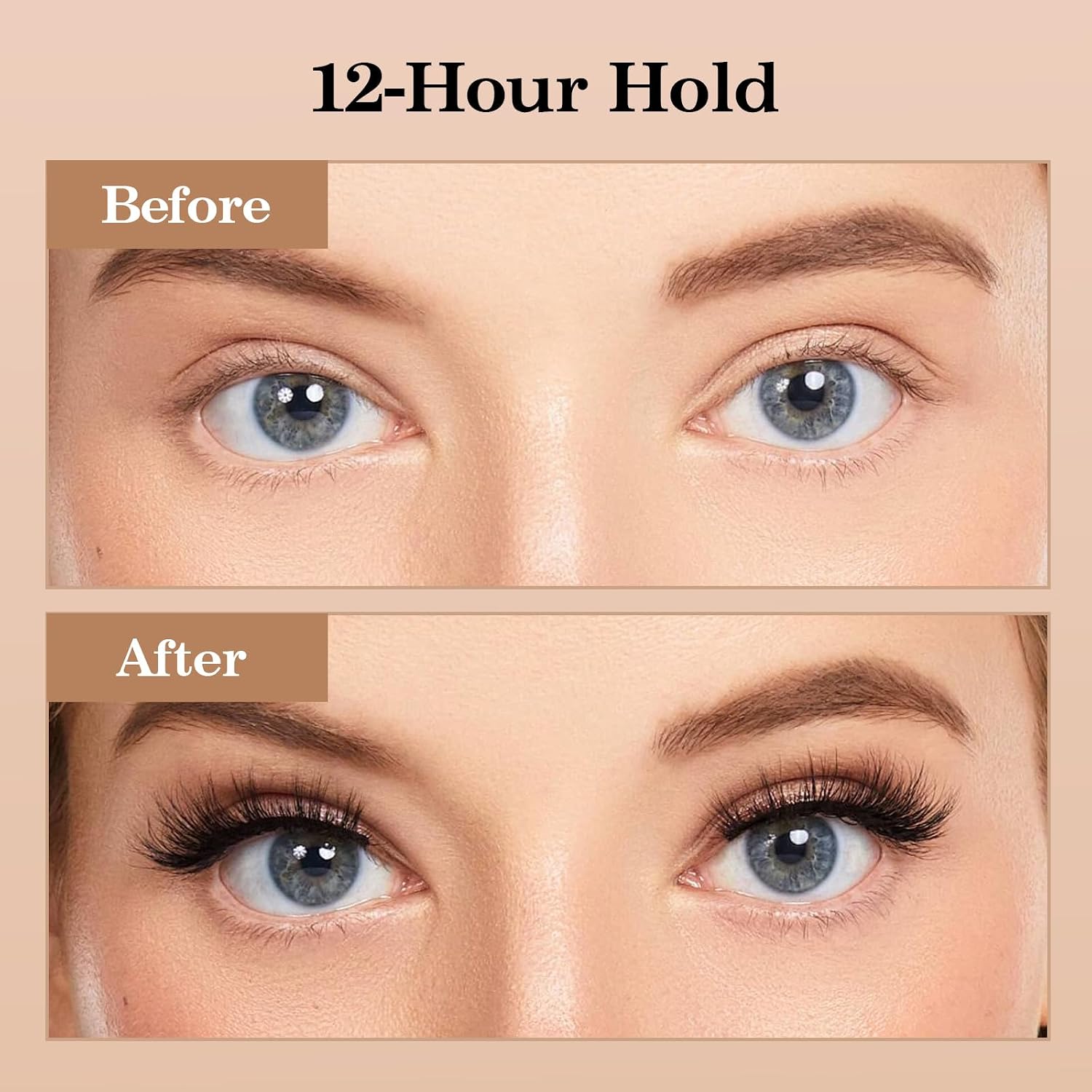 Performance Eyelash Curlers Kit, C Curl Lash Curler with Built-in Comb for Almond, Monolid or Hooded Eyes