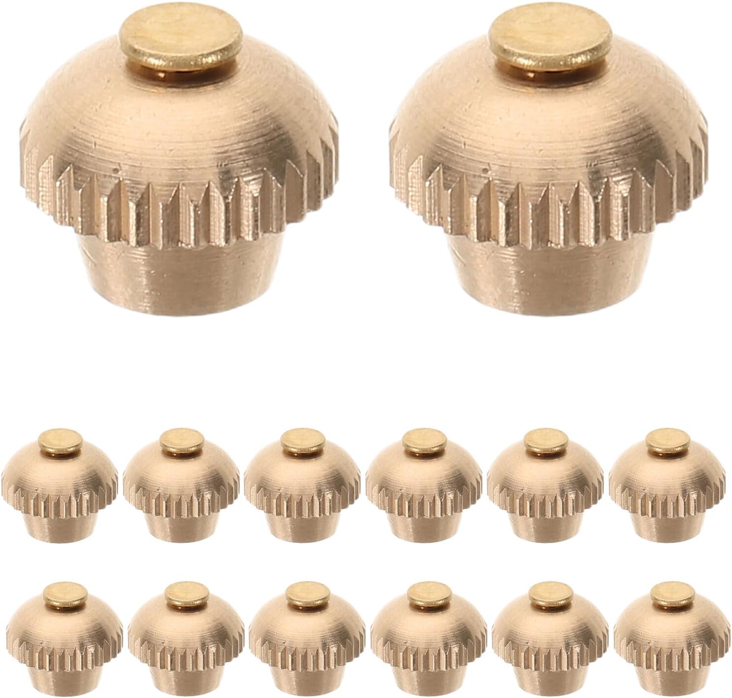 TOYANDONA 50pcs Metal Badge Fasteners Pin Backings Locking Brooch Backs for DIY Hat Lapel Shoulder Hardware Clasps