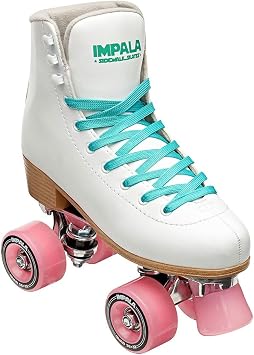 Impala Rollerskates Big Kid/Adult White, 7