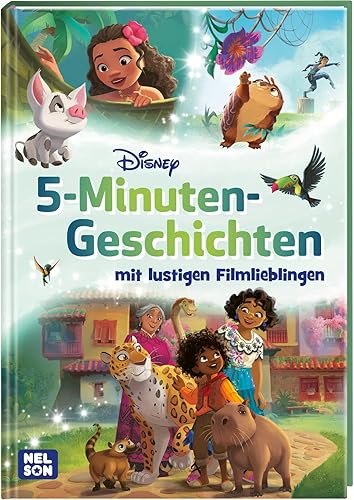 Disney Vorlesebuch: Disney: 5-Minuten-Geschichten mit lustigen Filmlieblingen: Encanto, Raya und Vaiana auf neuen Abenteuern | Geschichten mit den beliebtesten Disney-Sidekicks (ab 3 Jahren)