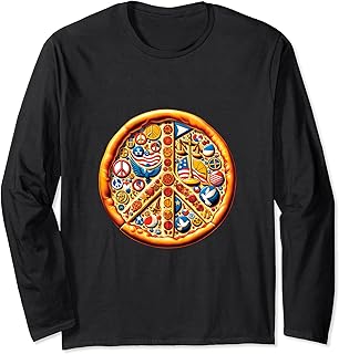 Pizza Party Politics Definition Humor Social Political Liber Long Sleeve T-Shirt