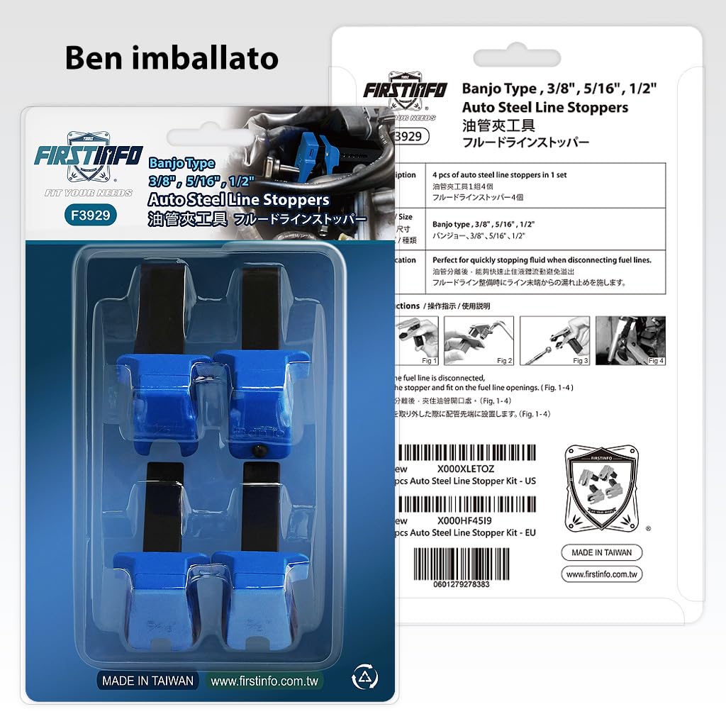 FIRSTINFO F3929 | Tappi per Linea del Fluido